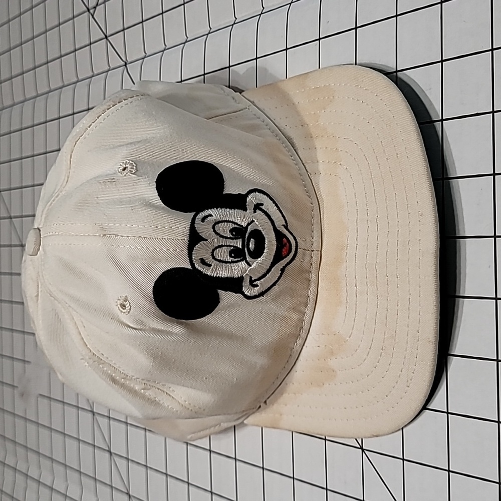 Vintage Adult Size Adjustable Mickey Mouse Disney Ball Cap - New Era‎
